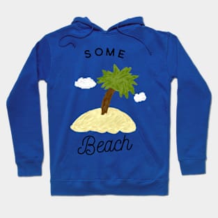 Some Beach Oil Painting Hoodie